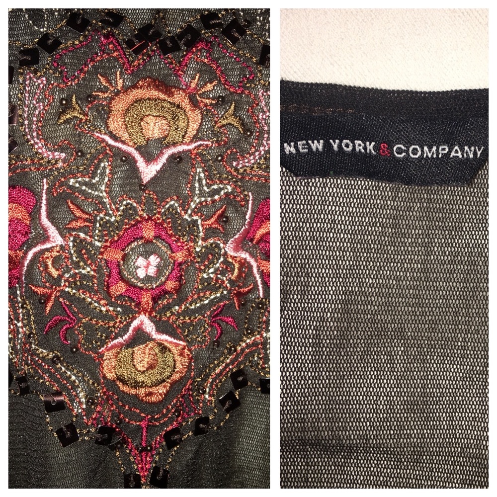 Gorgeous Unique Sheer Top from NY&C - Picture 3 of 3